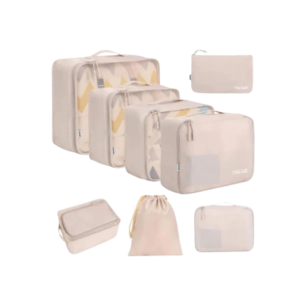 BAGAIL Compression Packing Cubes — Lightweight Travel Organizers Set for Luggage, Backpack & Carry-On (6 Pieces)
