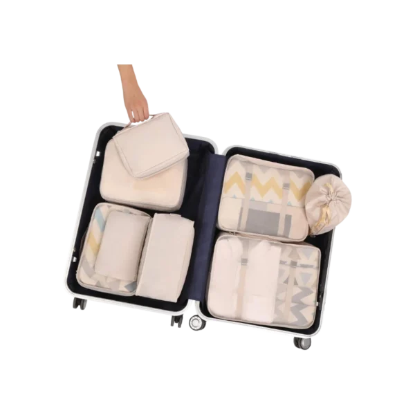 BAGAIL Compression Packing Cubes — Lightweight Travel Organizers Set for Luggage, Backpack & Carry-On (6 Pieces)